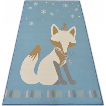 Koberec KOBEREC PRO DĚTI LOKO 120x170 pastelový LIŠKA #BI007