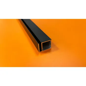Stavební profil Hliníkový profil (HJ15S černý elox.) (6000 mm)