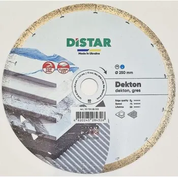Řezný kotouč Diamantový kotouč DISTAR DEKTON 250x2,2x10x25,4 – na tvrdou dlažbu a obklady