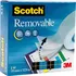 Lepicí páska Scotch Removable 811 19 mm x 33 m transparentní