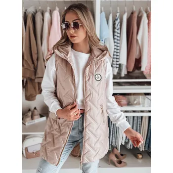 Dámská vesta přechodná prošívaná GRANDI TY4826 Barva: Růžová, Velikost: S