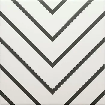 Dlažba Dlažba Ribesalbes Echo černobílá 20x20 cm mat ECHO20