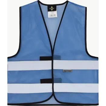 pracovní vesta Korntex Vesta KXQ – Thessaloniki, síťovaná, reflexní COT76KXQ202312-blue Modrá S-M