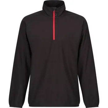 pracovní mikina Regatta Professional Mikina Navigate TRF 691 s 1/4 zipem, fleecová COT36F691y2801-black/class S Černá/červená