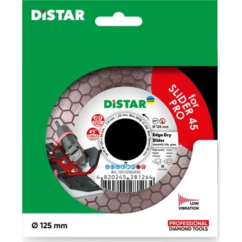 Řezný kotouč DISTAR 7D EDGE DRY SLIDER 125 mm x 1,6 x 30 – pro Jolly řez, určený pro SLIDER PRO !!!