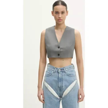 Dámská vesta Vesta Nanushka SUREE, XS, šedá, 90X