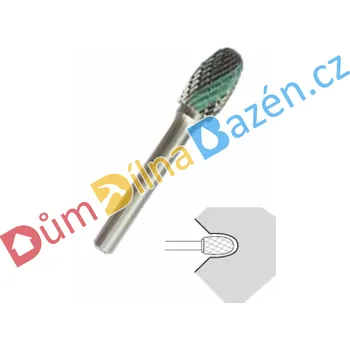 Fréza Optima OPTIMAtools technická fréza kapkovitá Průměr: 3 mm, Stopka: 3 mm