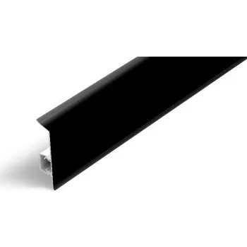soklová lišta AC AP31/1 soklová lišta NG80, PVC černá, v: 80 mm, š: 20 mm, d: 2,5 m