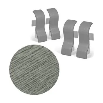 soklová lišta AC AP35 spojka k liště 08, Dub zimní šedý, 4 ks