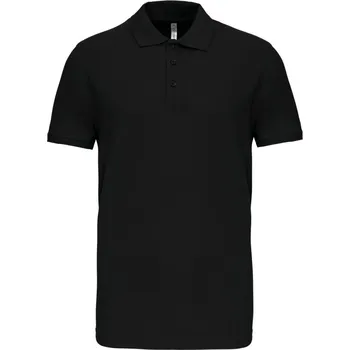 Kariban Polokošile Kariban K239, elastická, krátký rukáv, pánská COT20K23900204-black XL Černá
