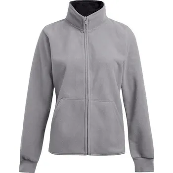 pracovní mikina Promodoro Mikina Promodoro 7985, dvojitá, fleecová, dámská COT40798585102-light grey/ M Šedá světlá/černá
