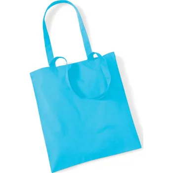 Westford Mill Taška Bag for Life W101, bavlněná, 10l COT500101n7599-surf blue UNI Modrá surf