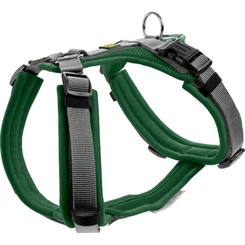 Vodítko pro psa Postroj pro psa Hunter Maldon Up Tmavě zelená 50-84 cm