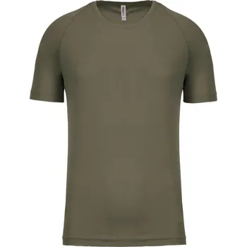 pracovní tričko Kariban Tričko PA438, sportovní, krátký rukáv, pánské COT20P438a1413-green olive 3XL Olivová