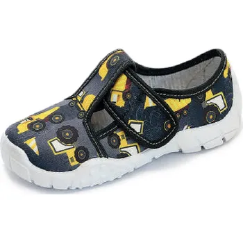 RAWEKS Dětská domácí obuv s vyndávací koženou stelkou BORYS B17 Velikost: 31