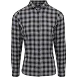 Premier Košile PR 350 Mulligan, popelínová, dlouhý rukáv, dámská COT390350t7901-steel/black S Šedá ocelová/černá
