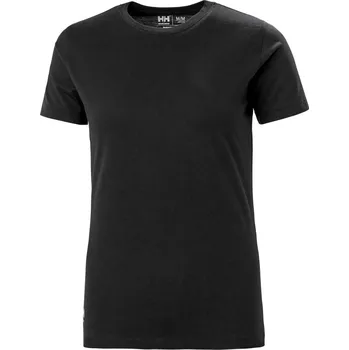 pracovní tričko Helly Hansen Tričko Manchester Classic 79163, krátký rukáv, dámské COT59916300203-black L Černá