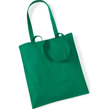 Nákupní taška Westford Mill Taška Bag for Life W101, bavlněná, 10l COT50010152099-kelly green UNI Zelená kelly