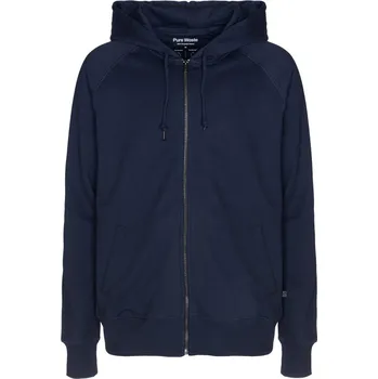 pracovní mikina Pure Waste Mikina s kapucí HJUB na zip, unisex COT74HJUBads02-solid navy M Navy solid