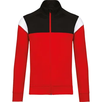 pracovní bunda Kariban Bunda Kariban PA390, tréninková COT20P390agh14-sporty red/ Červená/černá 4XL