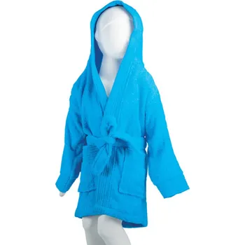 The One Towelling Župan Kids Bathrobe, dětský COT481013440i6-turquoise Tyrkysová 152-164