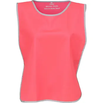 Pracovní oblečení Yoko Vesta HVJ259 Hi-Vis Tabard, výstražná COT79J2590488e-pink Růžová Dětská