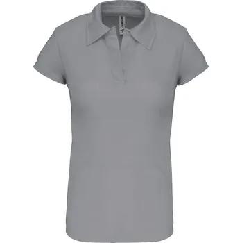 Pánské tričko Kariban Polokošile Kariban PA483 CoolPlus®, krátký rukáv, dámská COT20P483a1204-fine grey XL Šedá fine