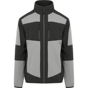pracovní bunda Regatta Professional Bunda E-volve TRA 753, softshellová COT36A753ad113-mineral gre 3XL Šedá minerálová/ash