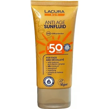 Přípravek na opalování Opalovací krém SPF 50 vysoká ochrana na obličej a dekolt 50 ml Vegan