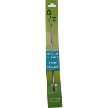 Hliníkový háček PONY 15cm - vel. 2mm