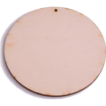 EU Dřevěná kolečka 8 cm, 1ks s dírkou