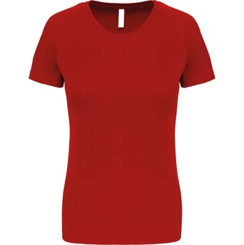 pracovní tričko Kariban Tričko PA439, sportovní, krátký rukáv, dámské COT20P43900400-red Červená XS