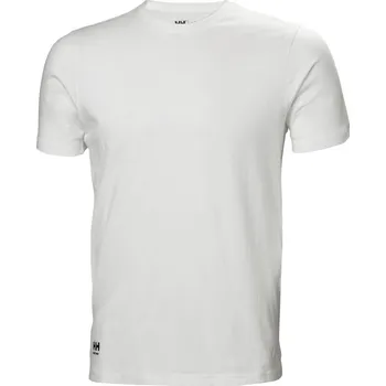 Pracovní oblečení Helly Hansen Tričko Manchester Classic 79161, krátký rukáv, pánské COT59916100101-white S Bílá