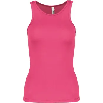 pracovní tričko Kariban Tílko PA442, sportovní, bez rukávu, dámské COT20P442k5404-fluorescent XL Růžová fluorescent