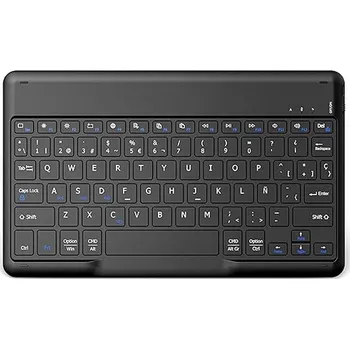 Klávesnice Klávesnice Bluetooth EasyAcc, bezdrátová klávesnice Bluetooth kompatibilní se systémy Windows/Android/iOS, klávesnice se španěls X001QO6X6R