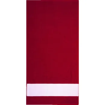 Utěrka The One Towelling Ručník Print 50, vhodné na sublimační tisk, 50x100 cm, 400g COT48102200499-red Červená UNI