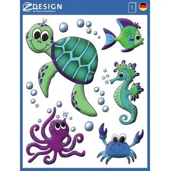 Dětské zboží AVERY Z-DESIGN Samolepky na okna želvy - 54994
