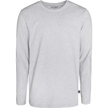 pracovní tričko Pure Waste Tričko LSMB, dlouhý rukáv, pánské COT74LSMB07703-grey melang L Melír šedá