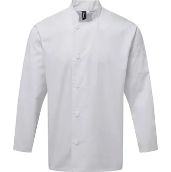 Premier Rondon PR 901, kuchařský, dlouhý rukáv, pánský COT39090100105-white 2XL Bílá