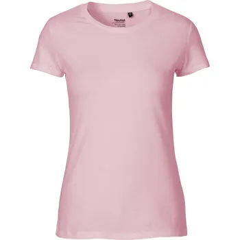 pracovní tričko Neutral Tričko O81001 z bio bavlny, krátký rukáv, dámské COT77810104004-light pink XL Růžová světlá