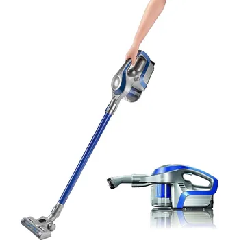 Vysavač CLEANmaxx akumulátorový cyklónový vysavač bez sáčku s dobíjecí baterií | ruční vysavač 2 v 1, elektrická rotační hubice | úspora 4016471098473