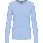 Kariban Tričko K383, dlouhý rukáv, dámské COT20K38341005-sky blue 2XL Modrá nebesky