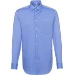 Seidensticker Košile Shirt Regular LSL, dlouhý rukáv COT783000c45xp-mid blue 47 Modrá středně