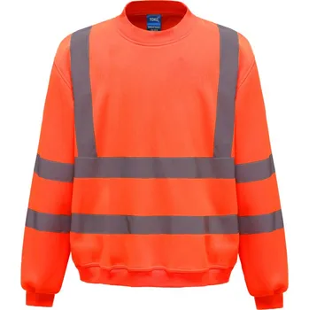 pracovní mikina Yoko Mikina HVJ 510 Hi-Vis, výstražná COT79J510zv901-hi vis oran S Oranžová fluorescent