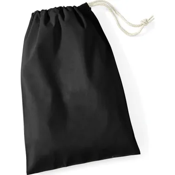 Nákupní taška Westford Mill Pytel W115 na věci, bavlněný COT50011500203-black L Černá