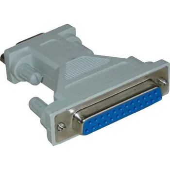 Myš Sériová redukce, pro myš, DB9 samec - DB25 samice, šedá, Logo 68011, DOPRODEJ