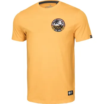 Pánské tričko PitBull West Coast - pánské triko OCEANSIDE žluté XS