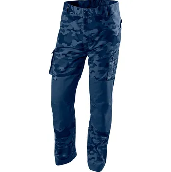 montérky NEO TOOLS Pracovní kalhoty CAMO Navy , velikost XS Velikost: XS