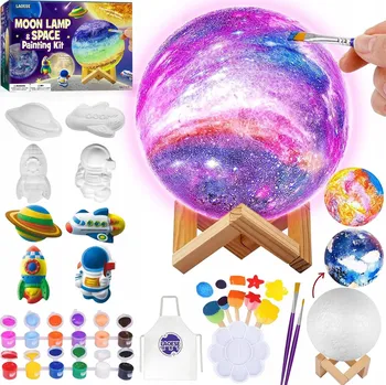 kreativní sada Malá lampička pro děti od 6 let Kreativní Dárek k malování na spaní