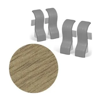 soklová lišta AC AP35 spojka k liště 08, Dub rustic, 4 ks